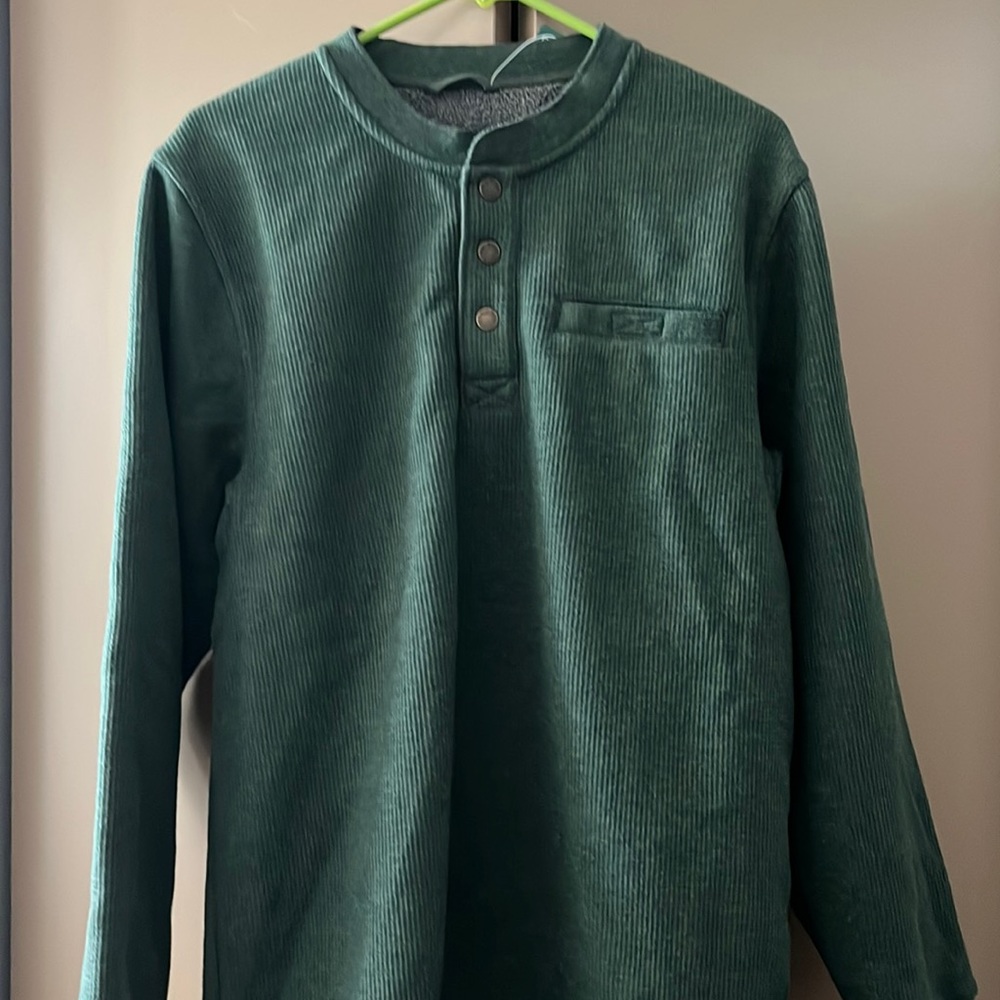 Men's Katahdin Iron Works Bonded Waffle Fleece Henley